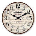 CountryTime – Rustic Wall Clock without Ticking Sounds