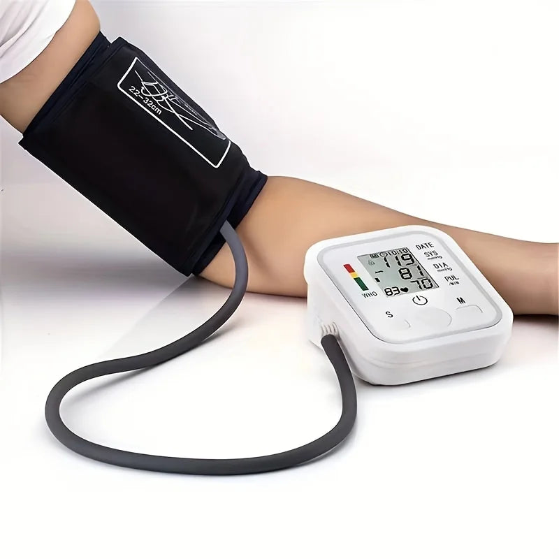 Blodtryksmåler - Automatisk overarms tonometer | Digital blodtryksmåler sphygmomanometer