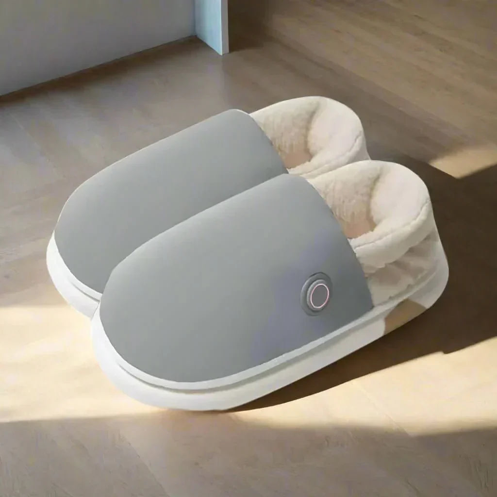 WarmNest elektriske varme tøfler til hyggelig varme og komfort