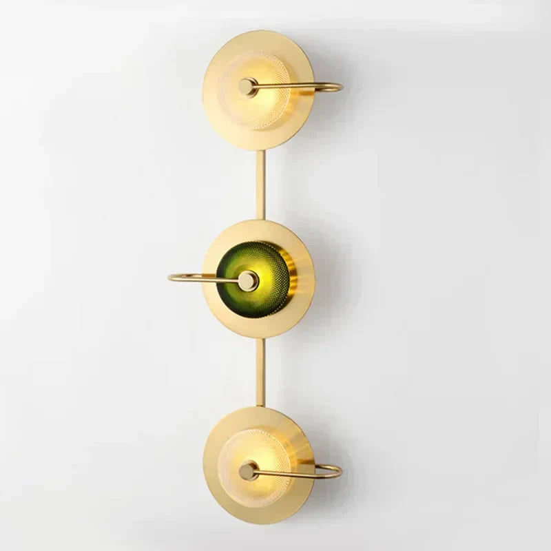 Aurelia Glass vegglampe med LED-lys, E27-sokkel, 1 lampe inkludert