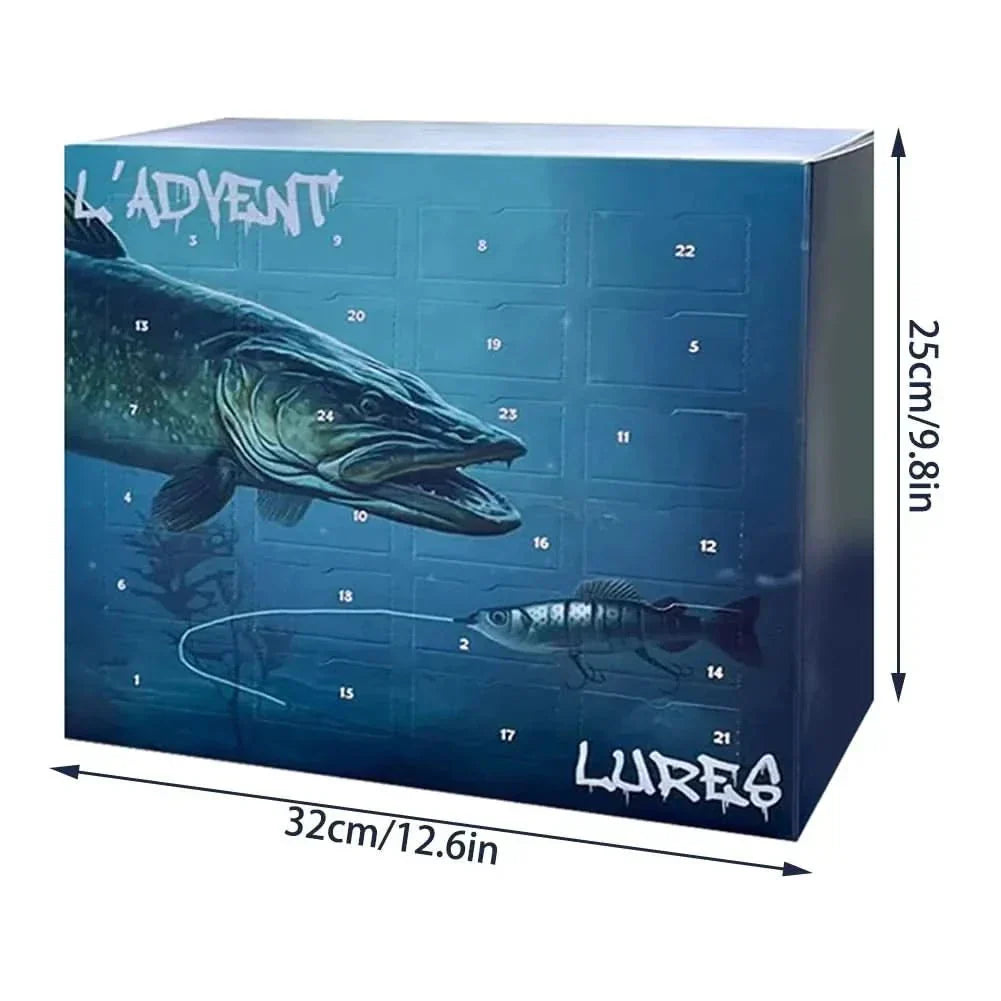 Calendrier de l'Avent 2025 Lyra Angler 24 Leurres Uniques pour Débutants à Experts
