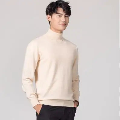 Elliot Cashmere Turtleneck Sweater – Luxury Warmth for Men | Autumn & Winter 2023