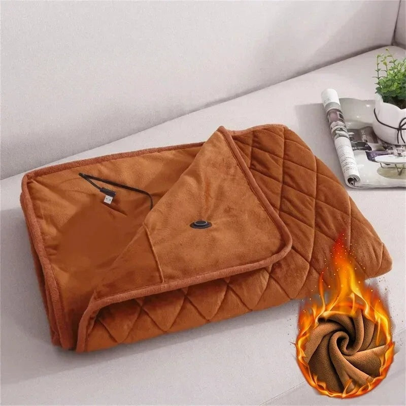 WarmNest - Coperta Riscaldata Portatile per Ufficio e Casa
