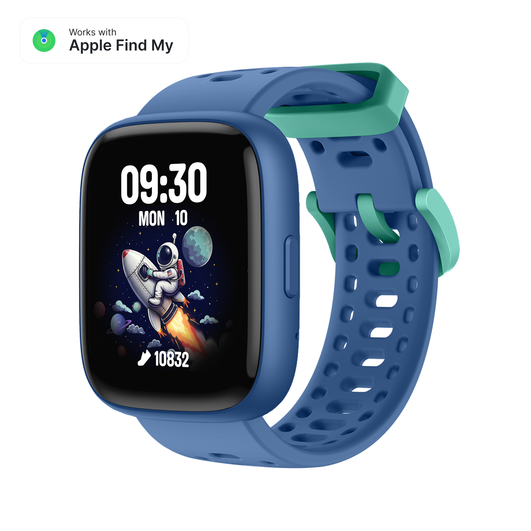 SafeWatch Kids GPS Smartwatch With Health Tracking And Games IP68 Waterproof