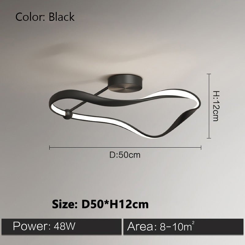 Astrin | Minimal Abstract Ceiling Light | Orntli