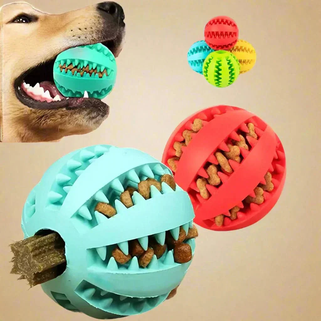 NimbleNook Ball All-In-One Dog Treat Dispenser Chew Toy