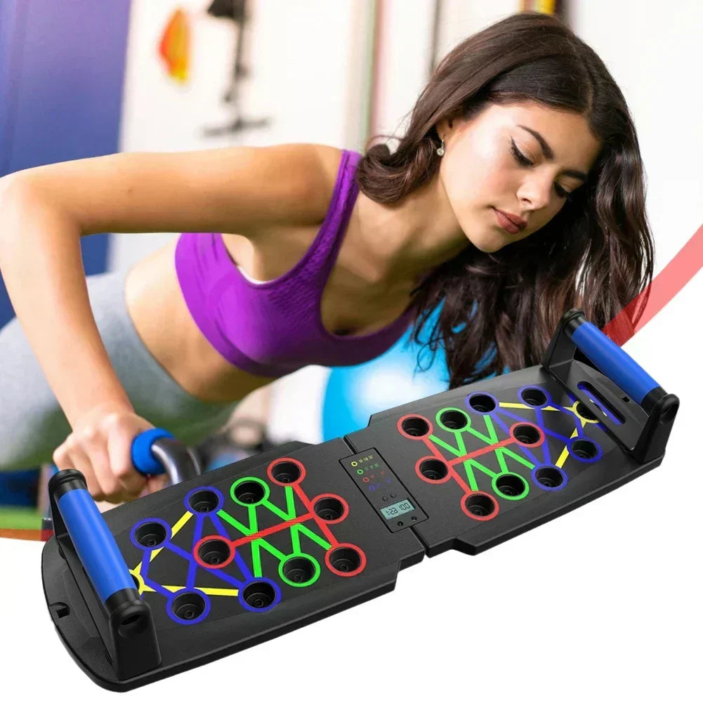 30-In-1 Digital Push-Up Board For At-Home Workouts And Full-Body Training