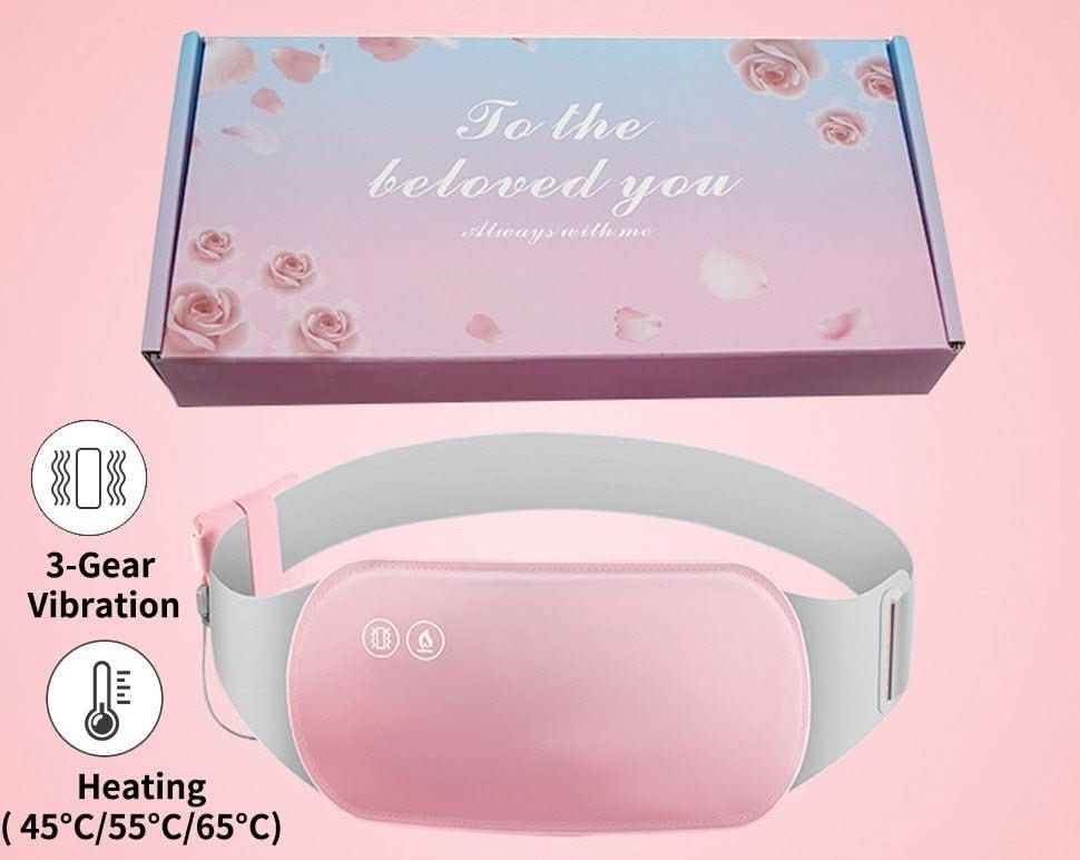 Electric Belly Warmer With Heat And Gentle Vibration For Menstrual Cramps