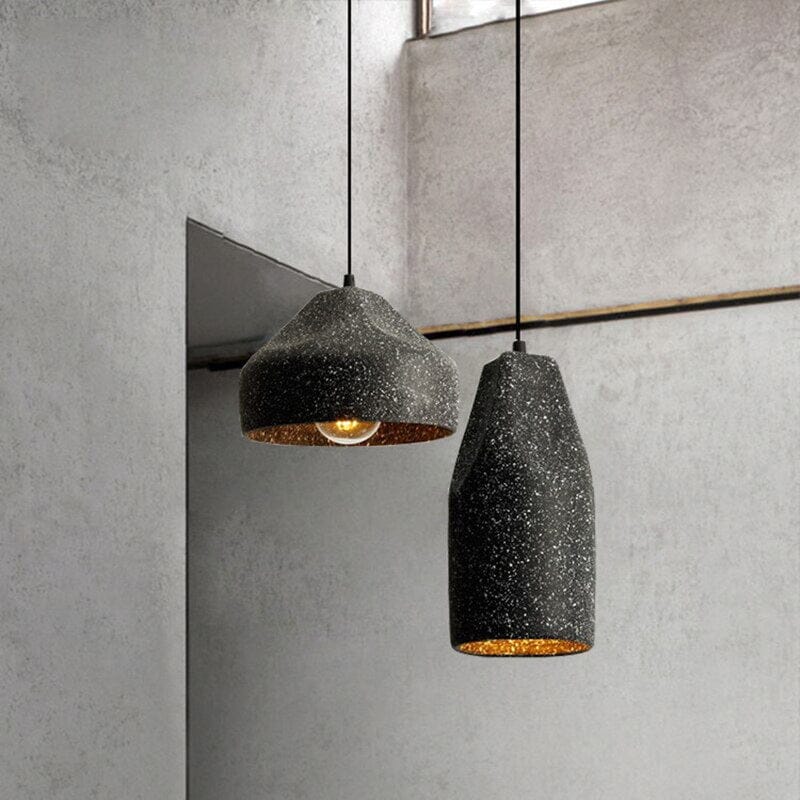 Asteri Terrazzo Betong Lysekrone i industriell stil