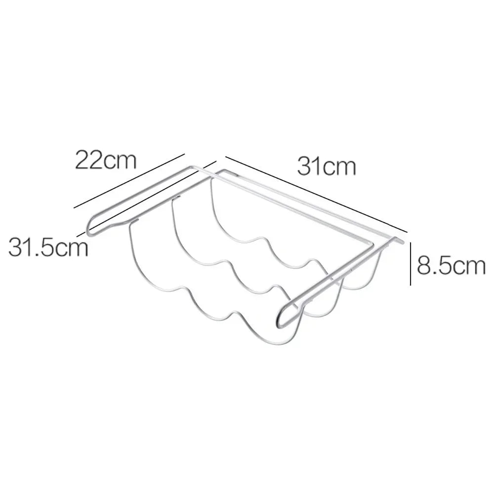 Organizador Rodante FlexShelf para Botellas, Ahorro de Espacio en Refrigerador y Cocina, Avance Automático