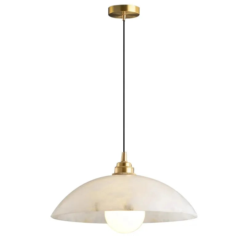 Lampade a sospensione Inigo in alabastro marmo