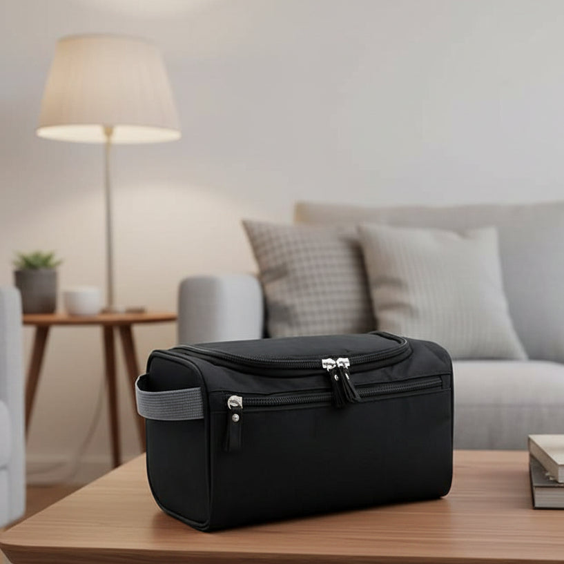 AeroCase Kompakt Toilettaske med Krog og Vandafvisende Design