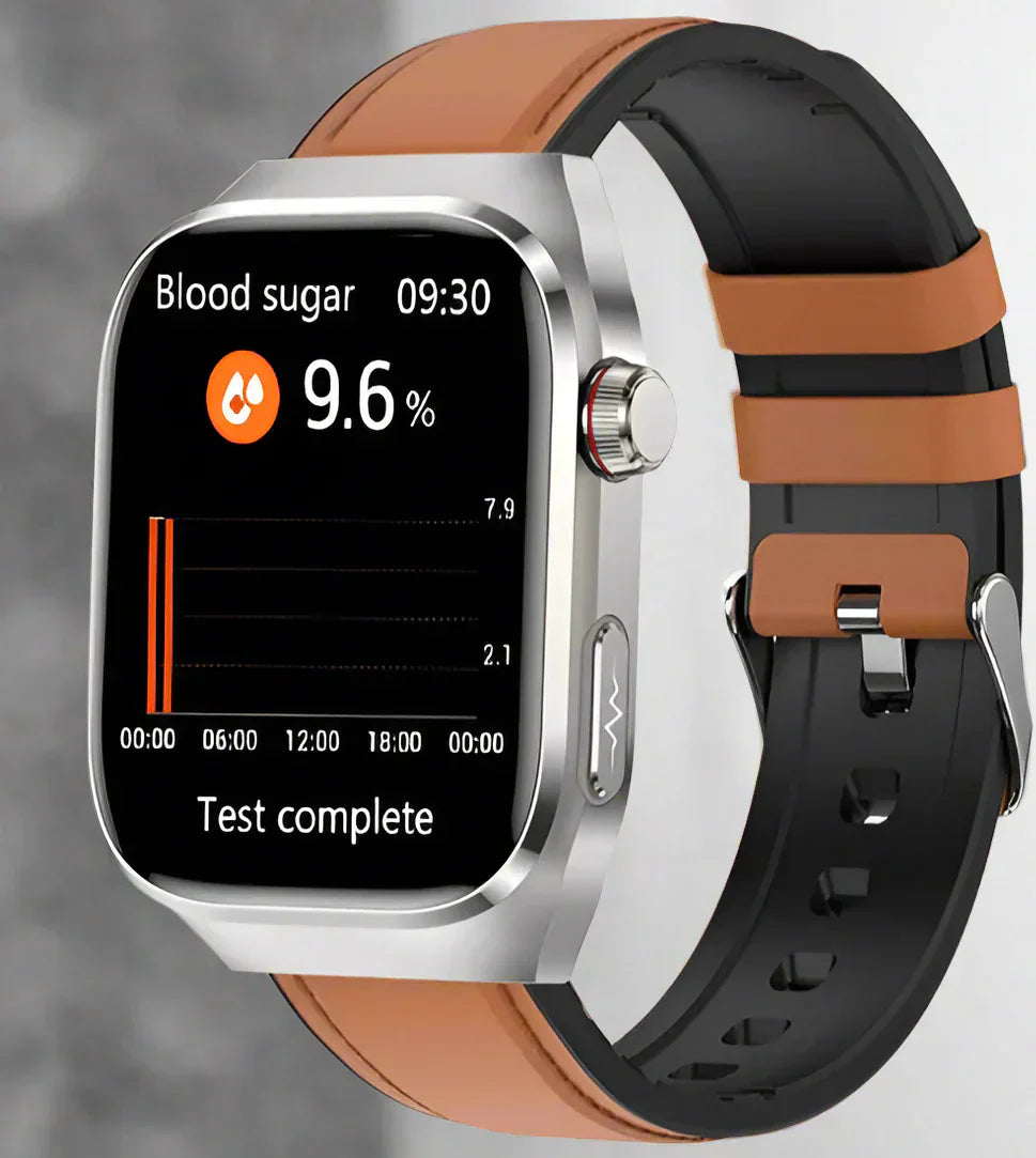Maxwell Health Smartwatch – Blodsukker, Urinsyre, EKG+PPG og Bluetooth-opkald