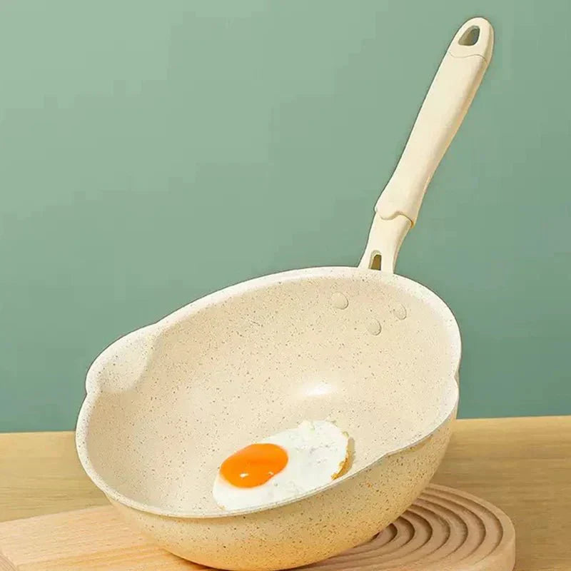 Maifanstein Dyp Nonstick Wokpanne fra StoneNova for Sunn Hjemmekoking