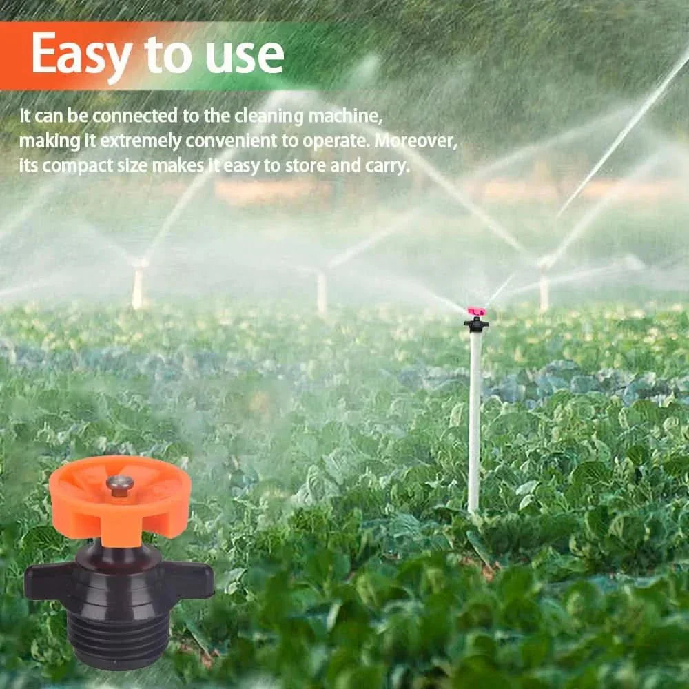 AeroFlow 360 Degree Sprinkler Head Rotating For Home Gardeners With Even Watering