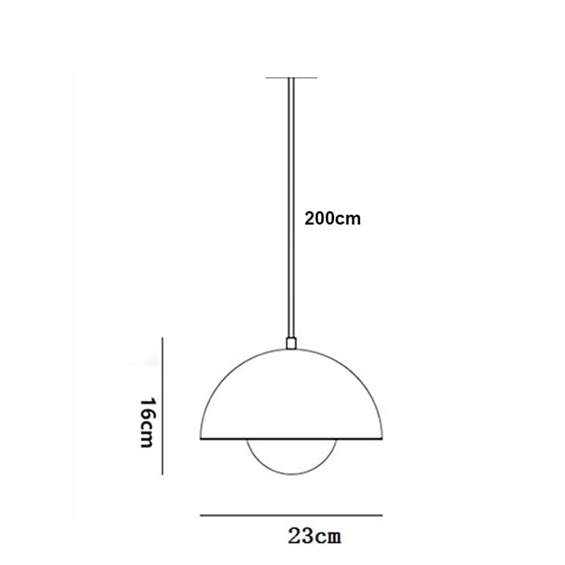 Nordelix Beam hengelamper i retro dansk stil LED taklampe