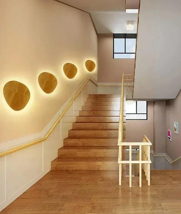 Brielle | Moderne Tre Vegglampe for Varmt Naturlig Lys
