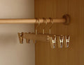 Aurora breite Schulter Kleiderbügel aus Holz – Premium-Kampferholz Anzug- und Mantelorganizer (2er-Set)
