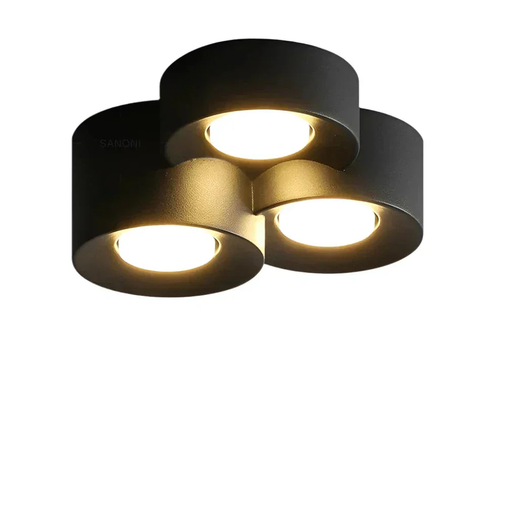 LyraNova Cylindrical LED Ceiling Light for Modern Interiors