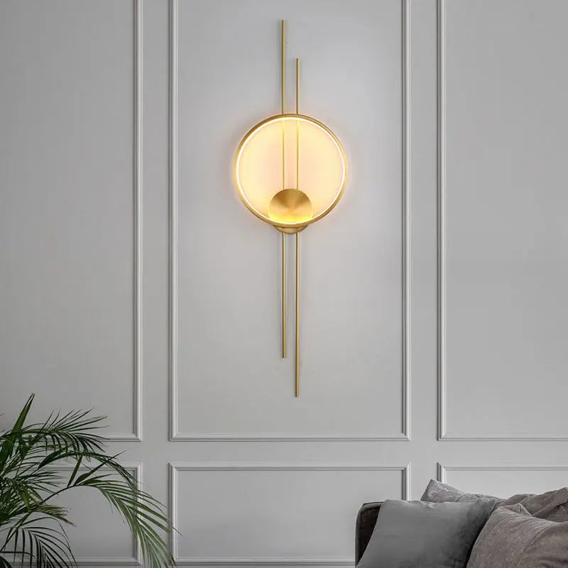 Postmoderní nástěnná lampa - severská minimalistická dekorace