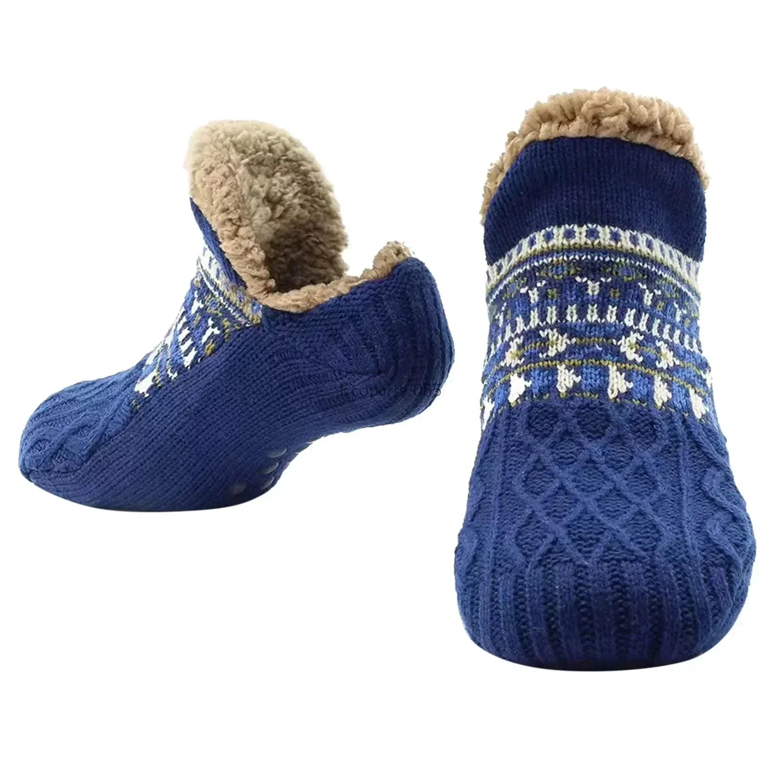 CozyStep Rutschfeste Yoga- und Schneesocken | Warme Unisex-Hausschuhe für Herbst und Winter