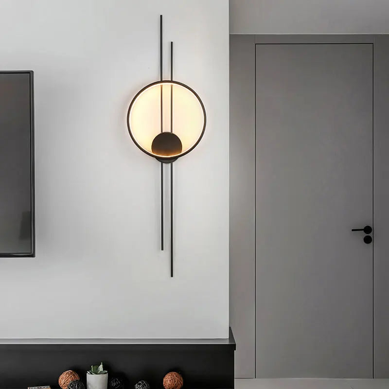 Postmoderní nástěnná lampa - severská minimalistická dekorace