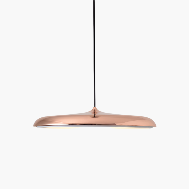 LumiNord | Energy-Efficient 30 cm Minimalist LED Pendant Light in Scandinavian Style for Kitchen and Modern Interiors | Orntli