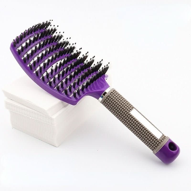 Enchanted Glide Detangler Hairbrush For Painless Detangling And Shiny Hair