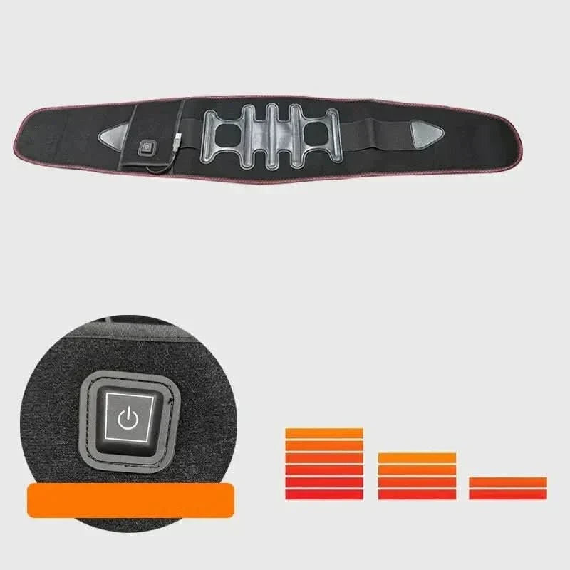 Back Pain Relief Ergonomic Heat Belt With Adjustable Temperature