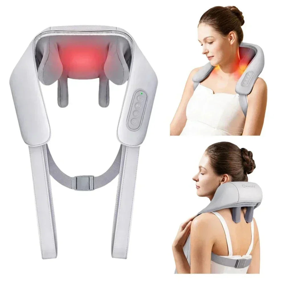 Aurora Elektrisk Shiatsu Nakke- og Trapeziusmassasjeapparat for Dyptrykk
