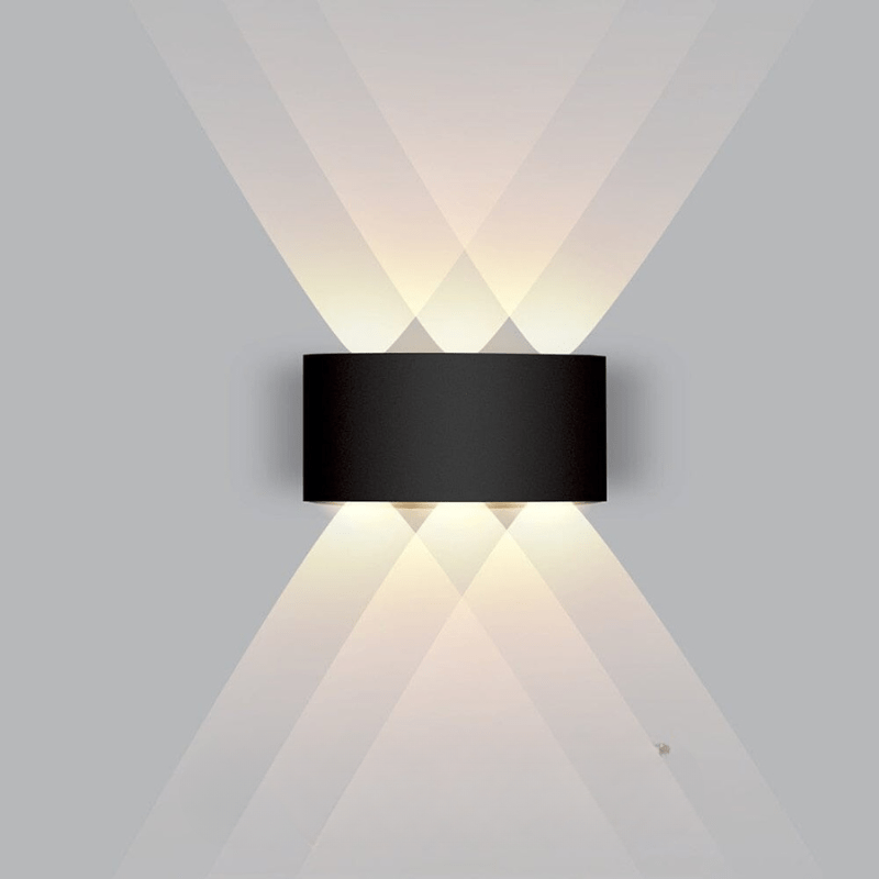 AstraGlow vanntett LED utendørs vegglampe med aluminium, energieffektiv