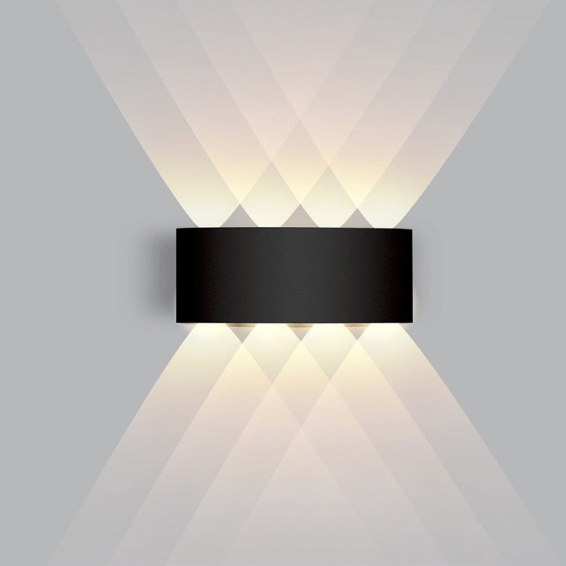 AstraGlow vanntett LED utendørs vegglampe med aluminium, energieffektiv