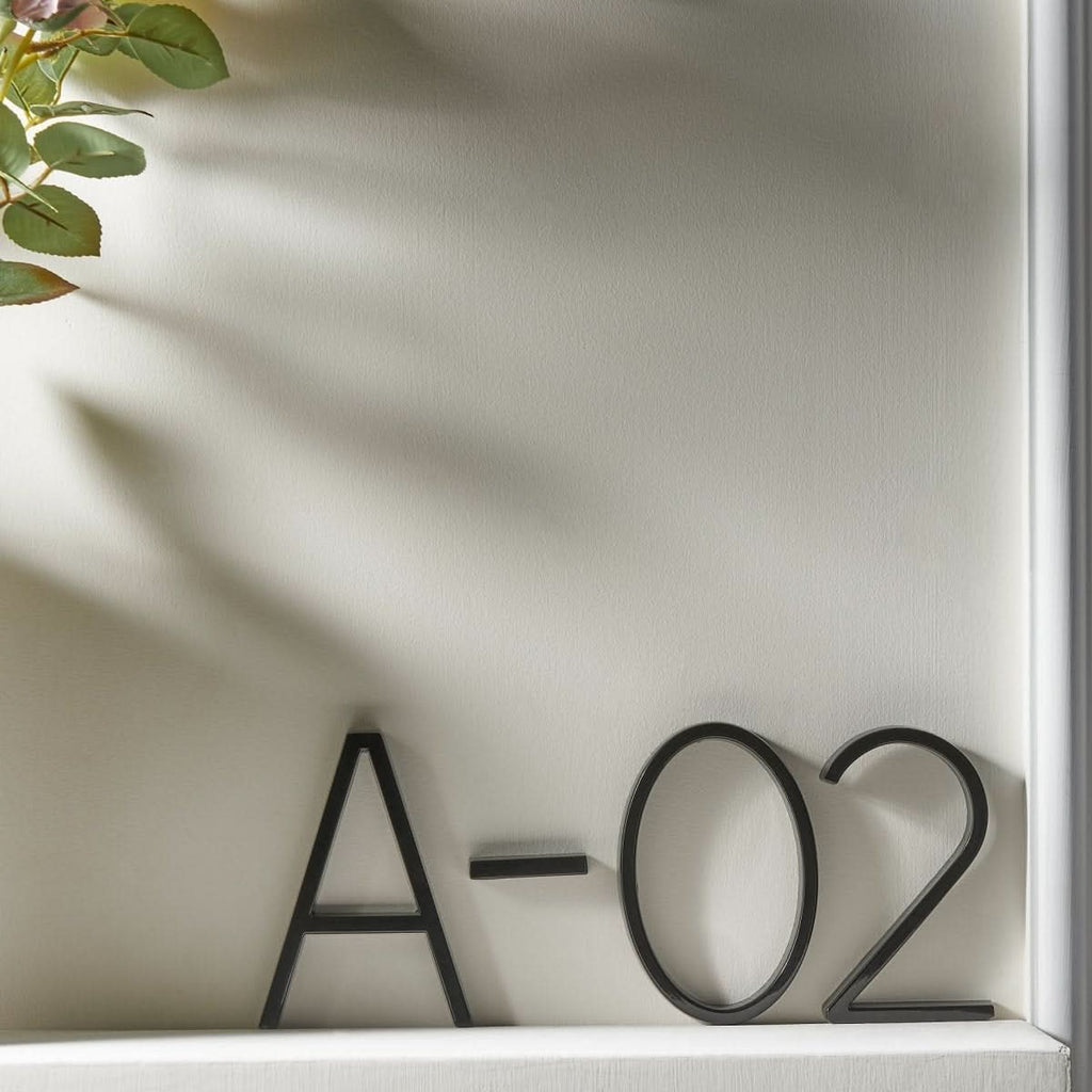NexaHouse Modern 3D House Numbers With Floating Effect For Stylish Facades