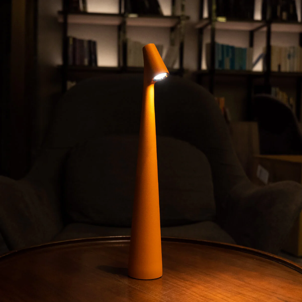 Lampe de table au design nordique minimaliste | Sans fil | LED | Lampe de lecture | Lampe de dîner