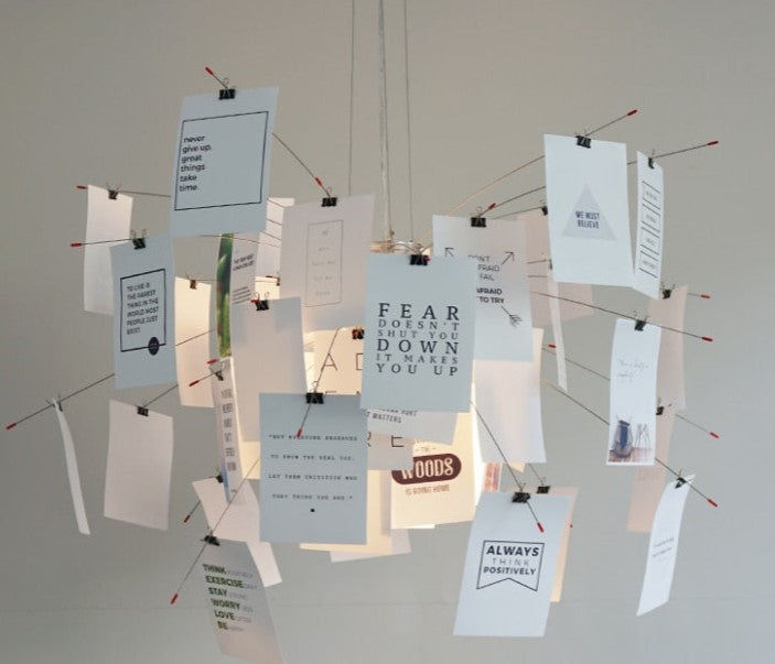 DIY-Beleuchtung Ingo Maurer Zettel Kronleuchter: Personalisierte Beleuchtung