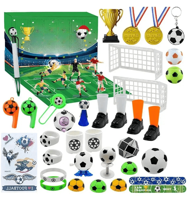 GoalBuilder focis adventi naptár gyerekeknek – építsd meg saját stadionodat és fedezd fel a 24 meglepetést
