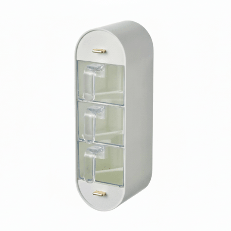 WALLSPICE Krydderi Organizer med Fem Rum Uden Borning