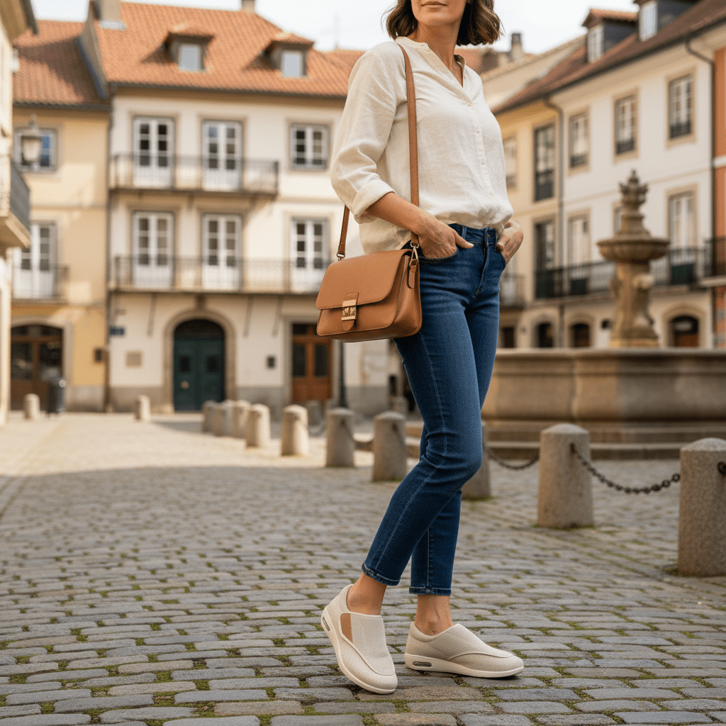 EASEWALK Extra Wide Shoes for Sensitive Feet with Gentle Comfort