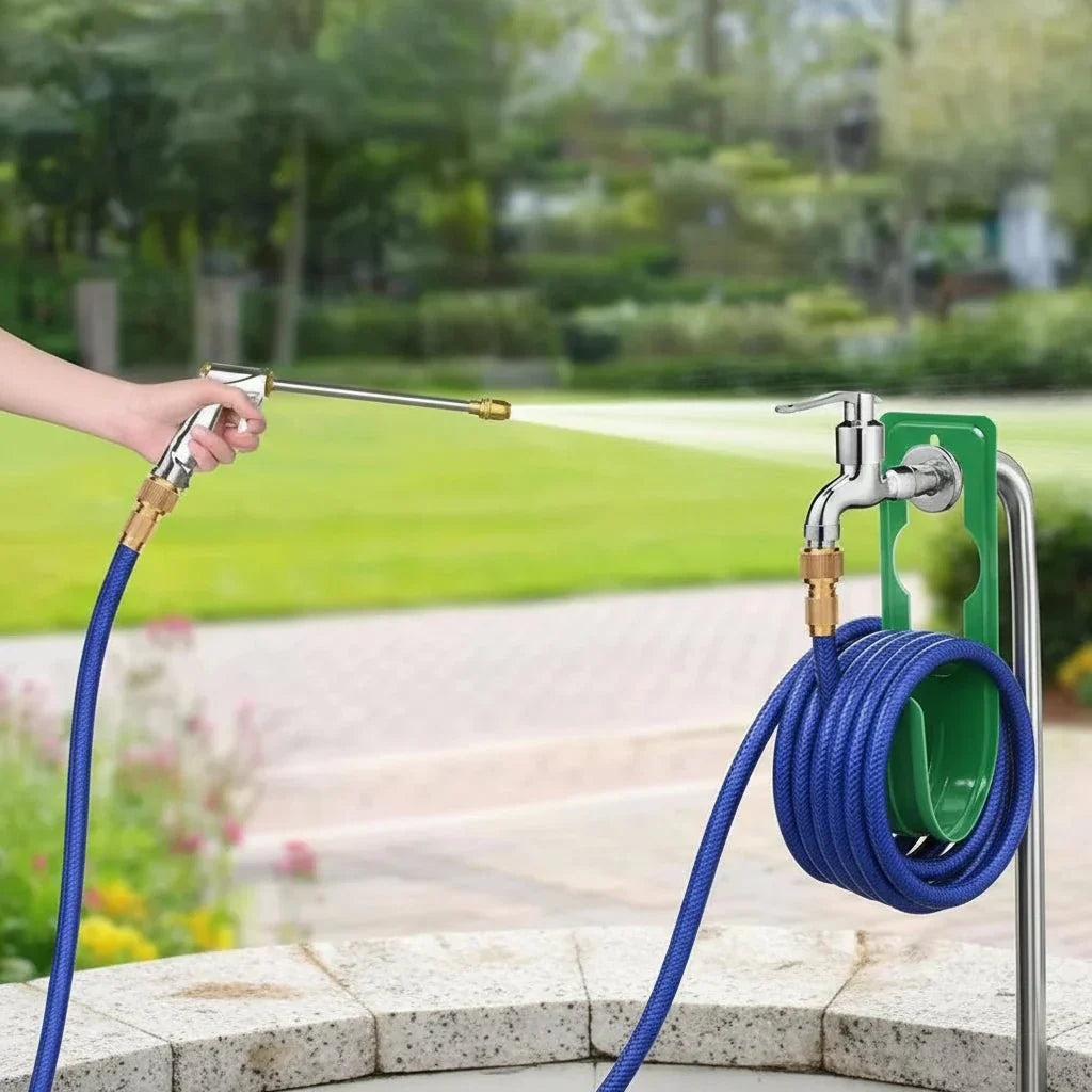 TAPREEL Wall Mount Hose Organizer For Garden Hose Storage