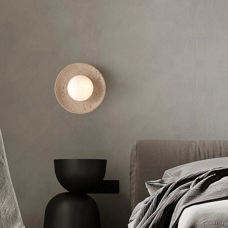 Silva travertin vegglampe LED G9 90 260V veggmontert