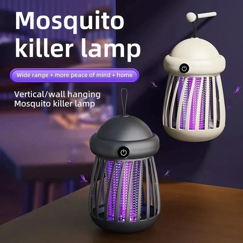 NovaGuard Myggdreperlampe med 395 nm UV-lys og 3000 V støt for hjemmebruk