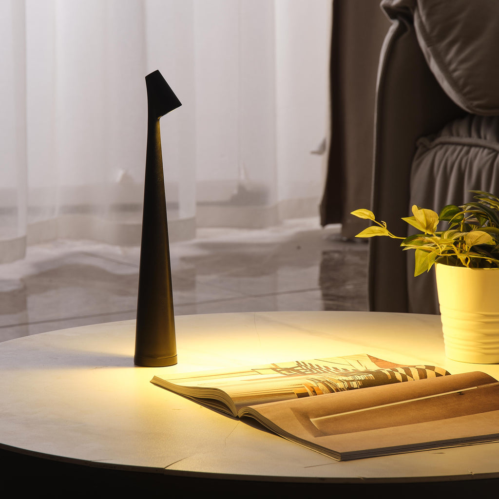 Lampe de table au design nordique minimaliste | Sans fil | LED | Lampe de lecture | Lampe de dîner