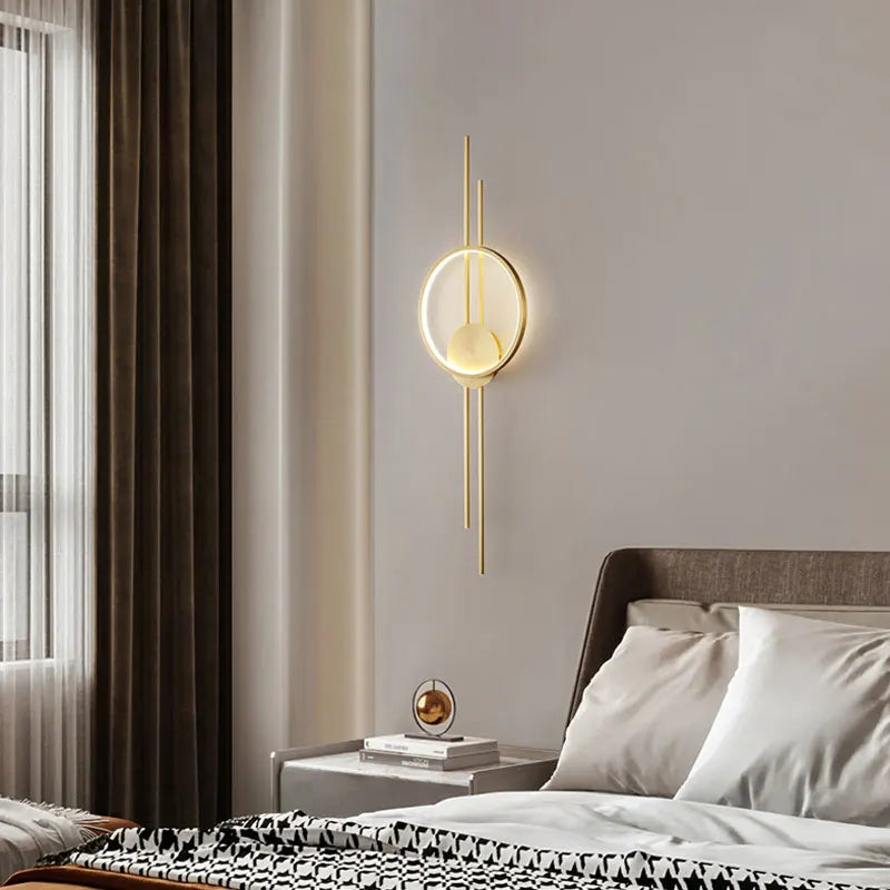 Postmoderní nástěnná lampa - severská minimalistická dekorace