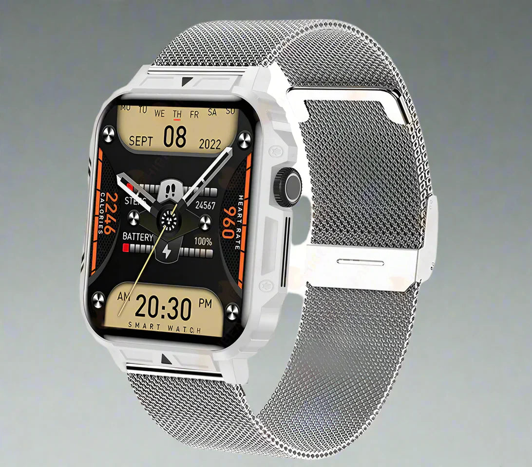 Apollo 2024 vojenské chytré hodinky – Bluetooth volání, fitness tracker a vodotěsnost IP68