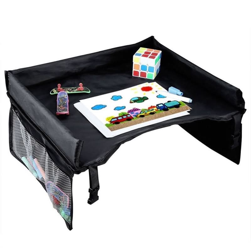 VoyageMate Kids Travel Tray for Snacks and Games, Stable Car Companion