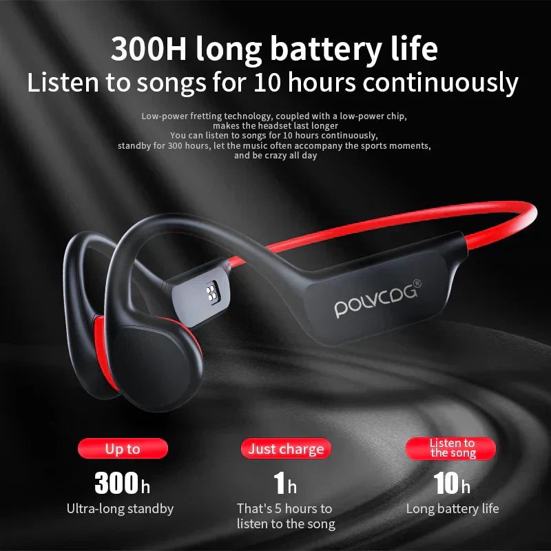 Bone Conduction Headset – Waterproof Wireless Bluetooth Headphones for Swimming and Sports