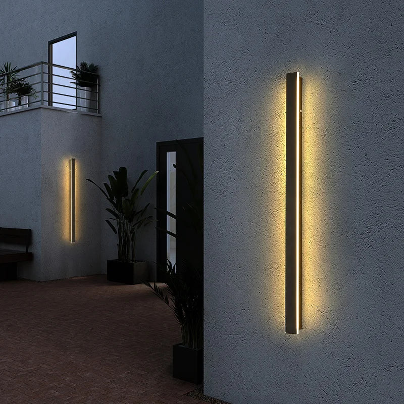 LED Außenwandleuchte Modern Wasserdicht IP65 Villa Veranda Garten Terrasse Wandleuchte, Regenfest für Garage und Außenbereich