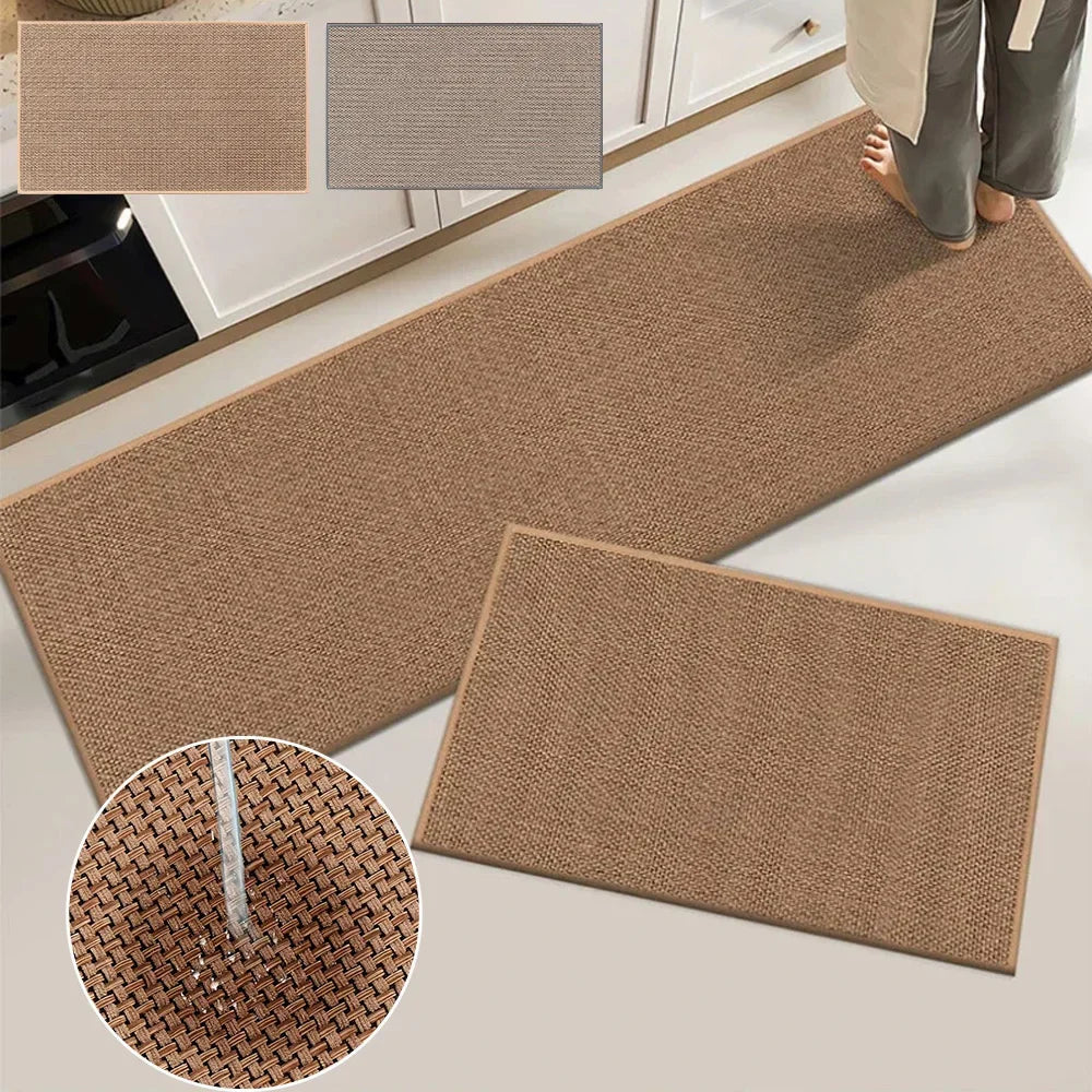 Hearthly | Non-Slip Absorbent Jute Bath Mat | Orntli