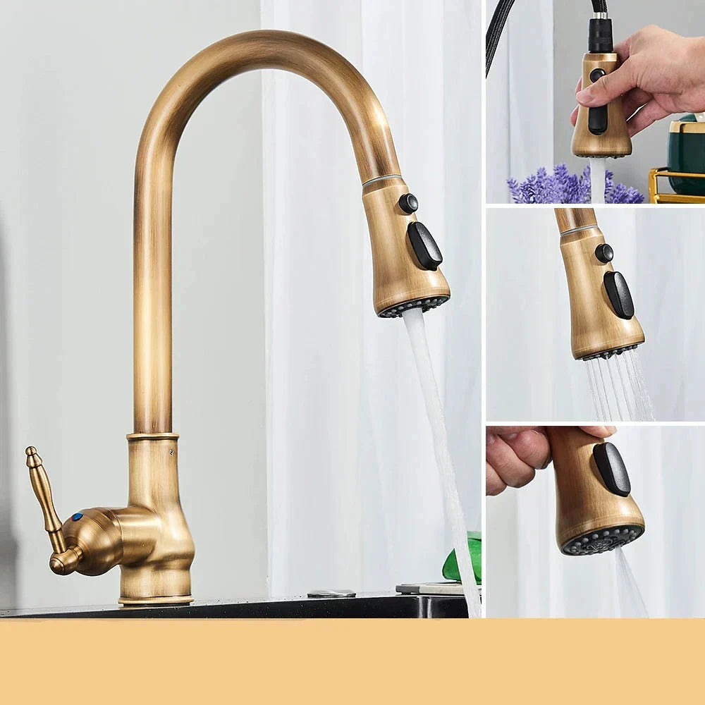 VintageTap – Køkkenarmatur i antik messing