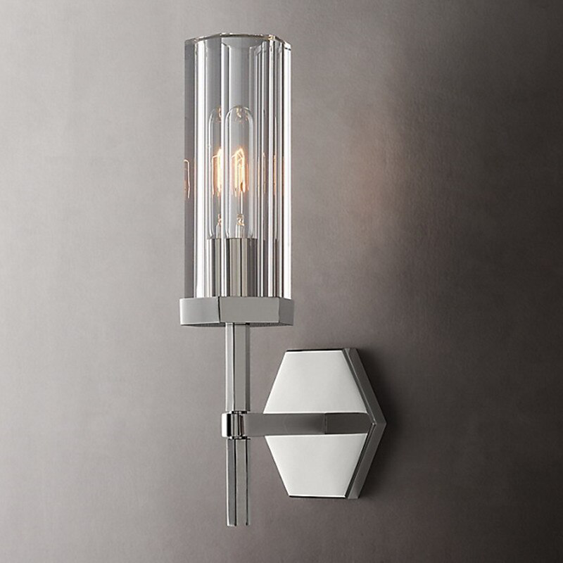 AI Lerb - Apliques de pared de lujo americano con pantallas de cristal LED